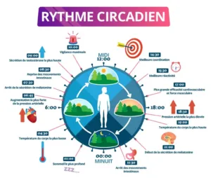 illustration_rythme_circadien_avec_le_lever_-coucher_du_soleil_et_production_de_melatonine